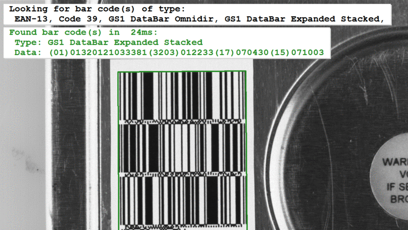 Reading of Bar Codes
