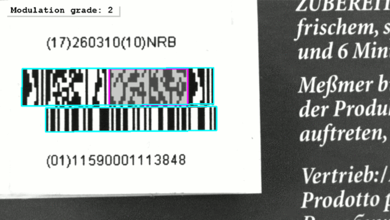 Quality inspection of bar codes