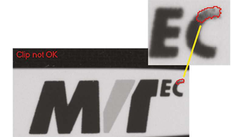 Inspection result NOT OK