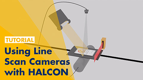 Line Scan Camera scanning an object