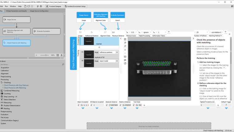 MERLIC offers an image-centered user interface