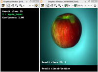 click to enlarge A screenshot shows the Inference in HALCON