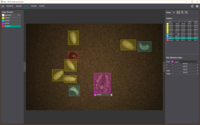 click to enlarge A screenshot of the MVTec Deep Learning Tool shows different nuts the software found and marked with colored boxes