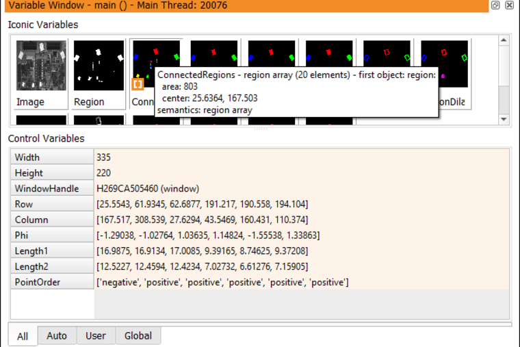 HDevelop - Variable Window