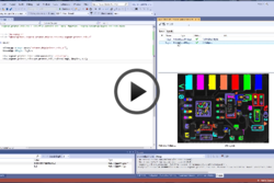 Watch this video tutorial now Watch this video tutorial about the integration of HDevelop code into a C++ application using the HDevelop Library Project Export.