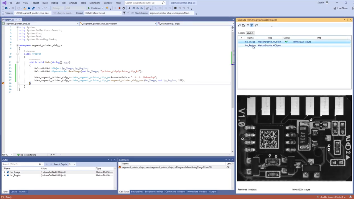 Using HDevEngine